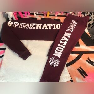 PINK Victoria's Secret Pink Nation Matching Outfit Set